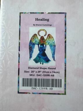 Healing by Sharon Cummings Sealed Archived Diamond Art Club Angel